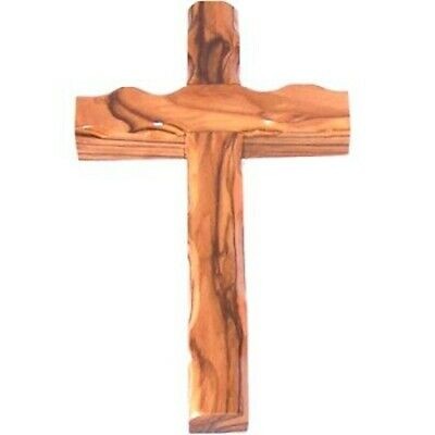 Olive wood Cross from Bethlehem with a Certificate and Lord prayer card (4.75 Olive wood Cross from Bethlehem with a Certificate and Lord prayer card (4.75