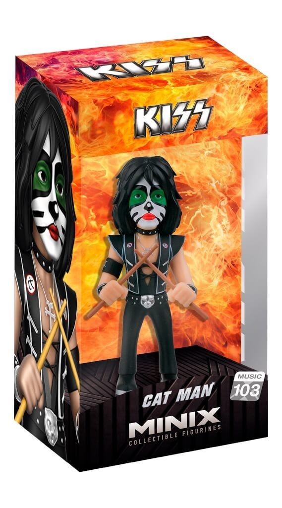 Minix Collectible Figurines KISS Cat Man #102 Music 5 inch Vinyl Figure Minix Collectible Figurines KISS Cat Man #102 Music 5 inch Vinyl Figure