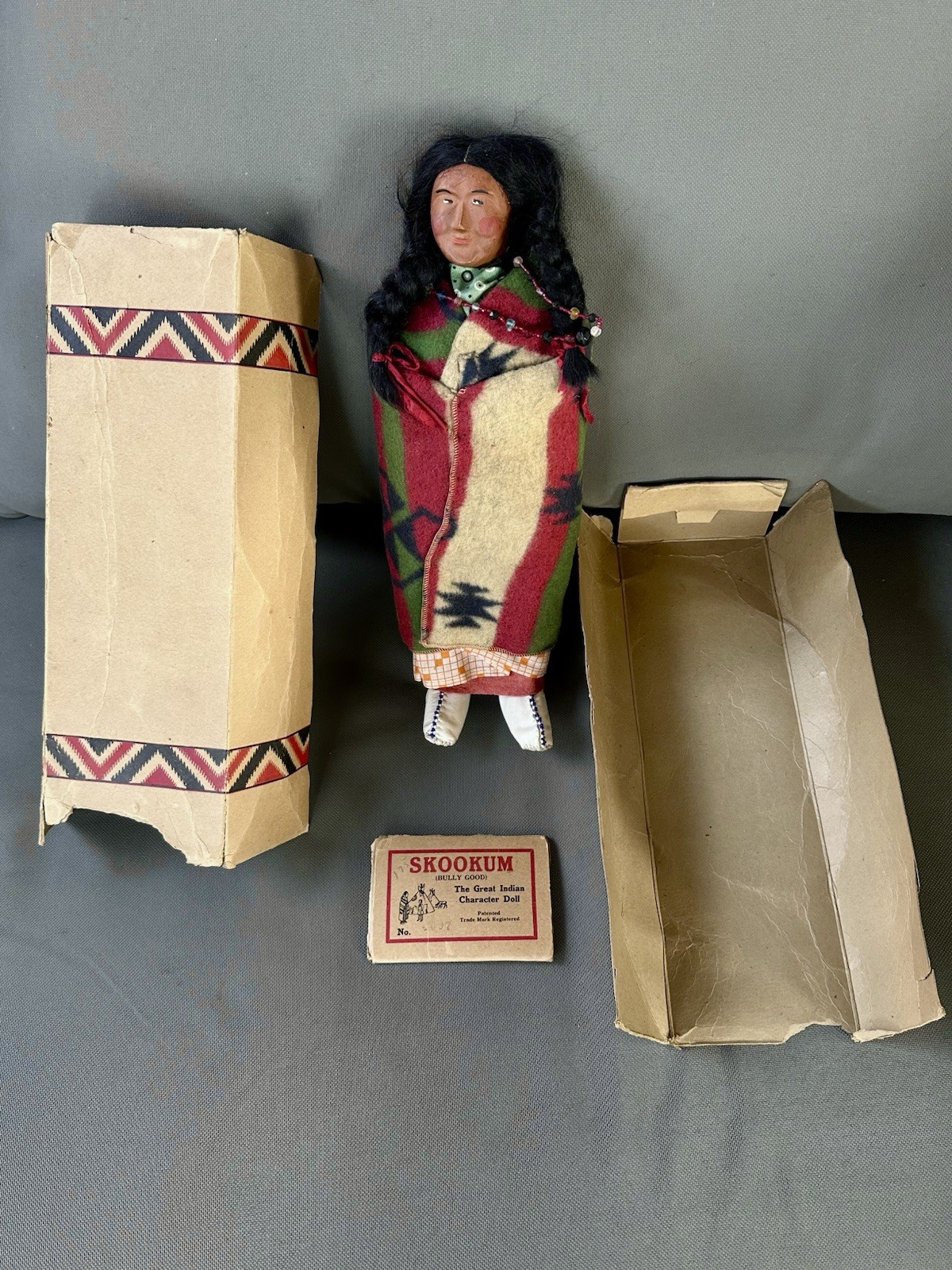 Vintage EARLY SKOOKUM Doll 13 1/2\ Vintage EARLY SKOOKUM Doll 13 1/2\