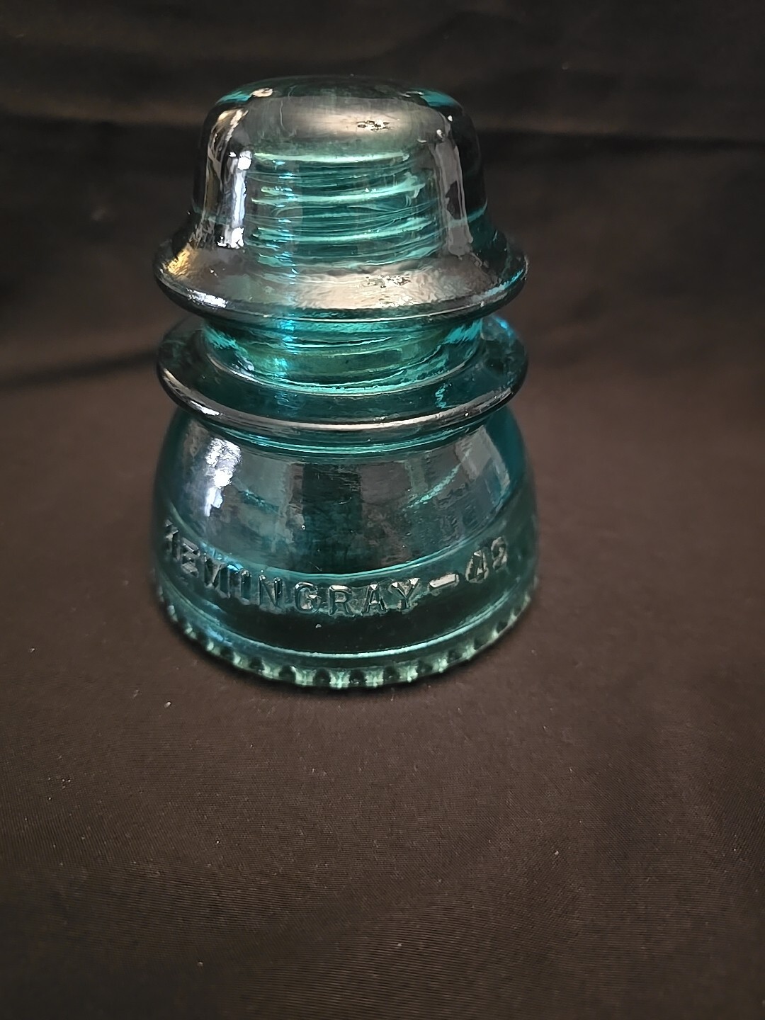 Pre-Owned Antique Hemingray-42 Green Glass Insulator Pre-Owned Antique Hemingray-42 Green Glass Insulator