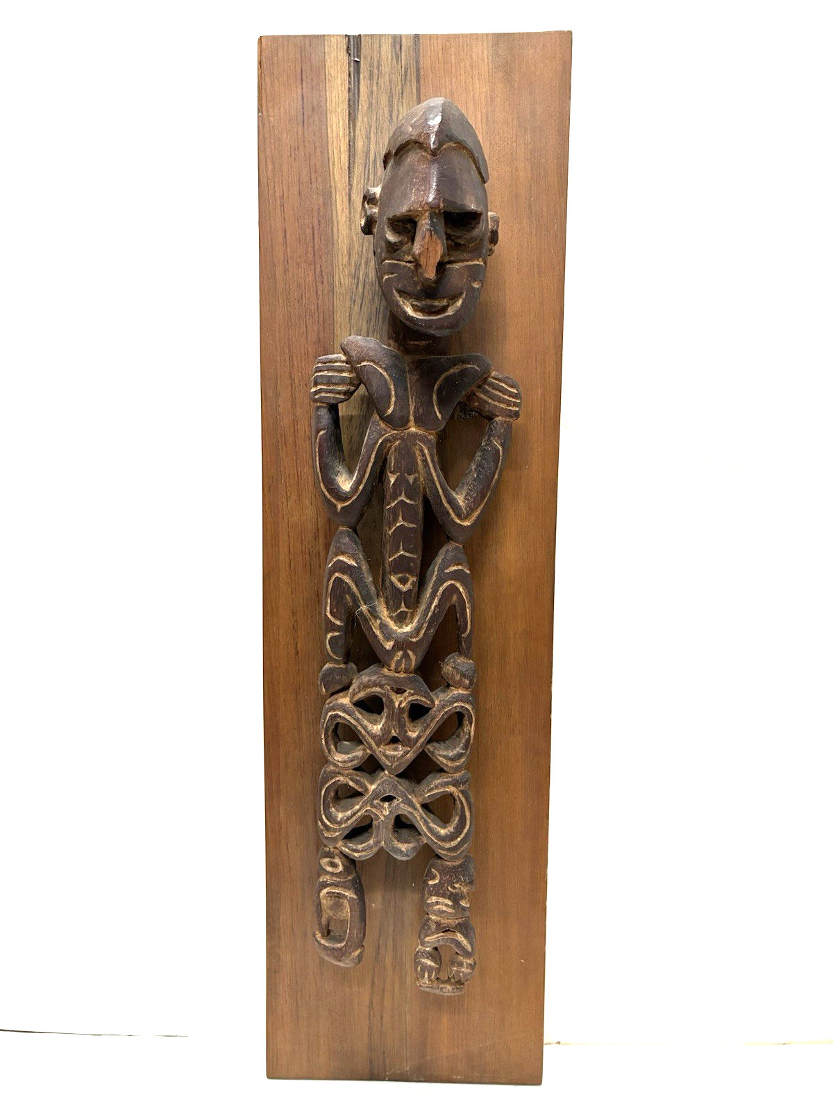 Antique West Papua New Guinea Tribal Asmat Ancestor Wood Sculpture-unique & rare