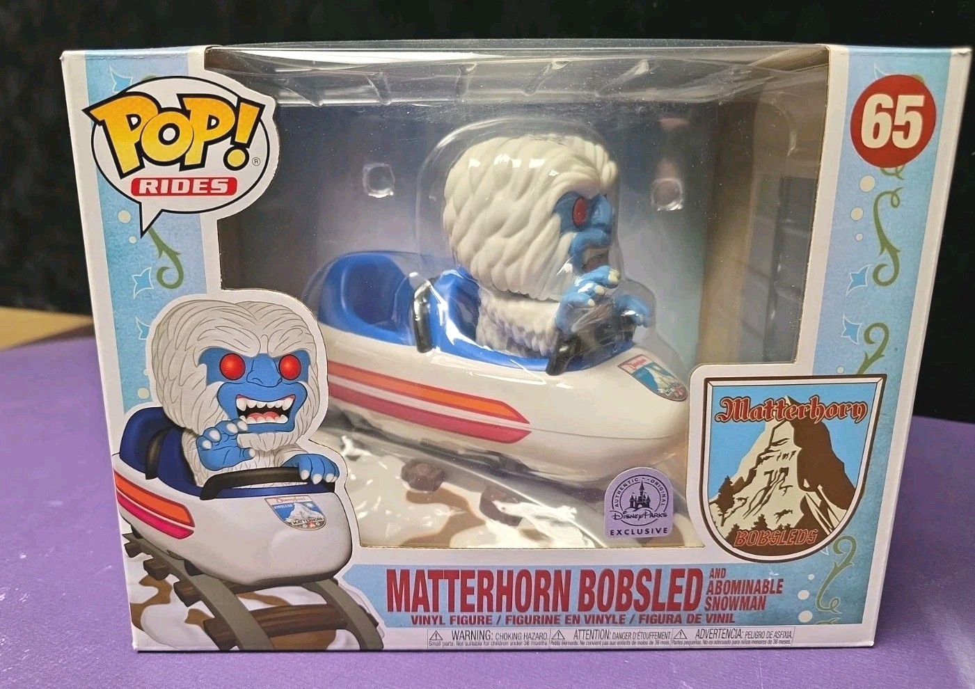 Funko Pop Rides Disney Matterhorn Bobsled and Abominable Snowman 6\ Funko Pop Rides Disney Matterhorn Bobsled and Abominable Snowman 6\