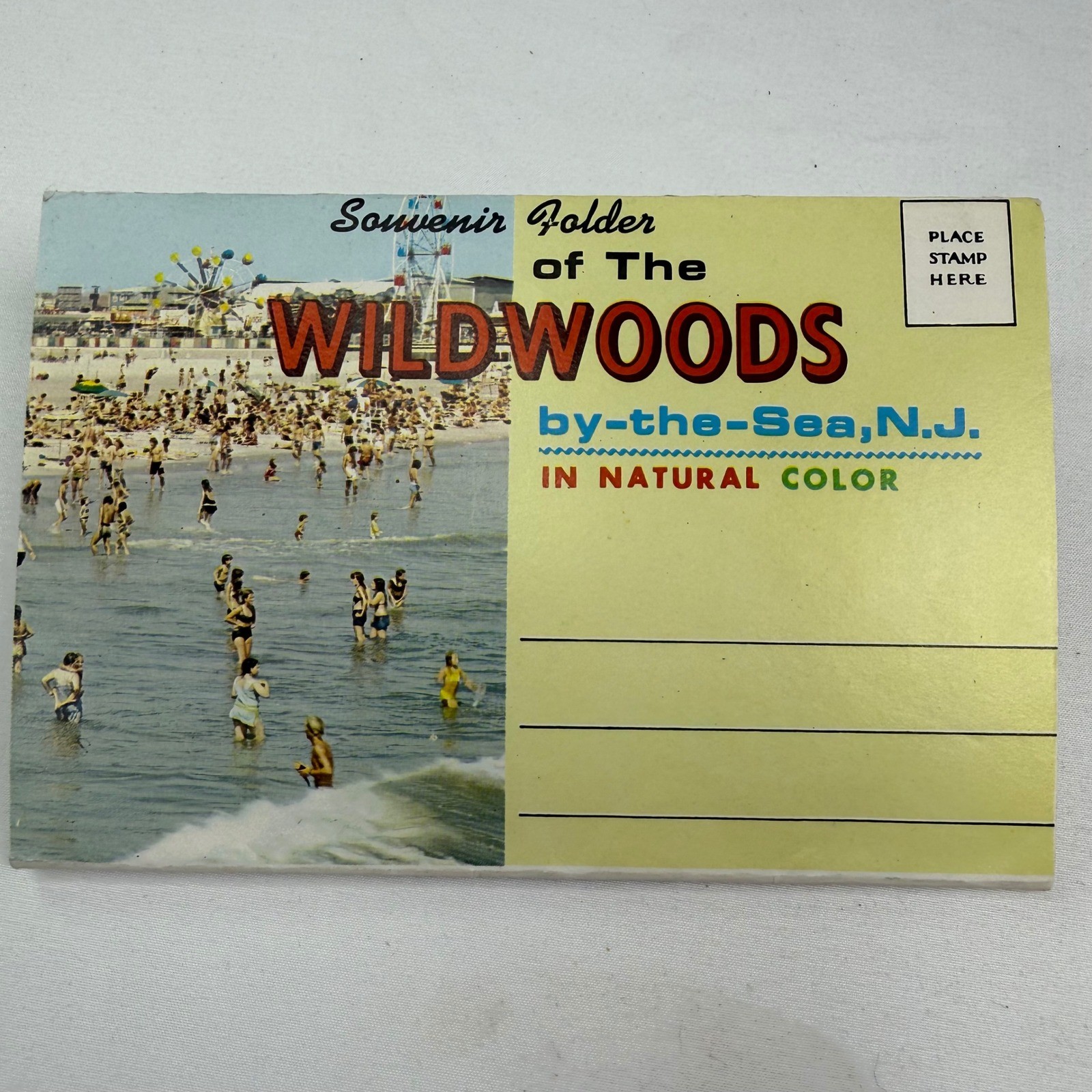 Vintage Wildwood New Jersey Souvenir Postcard Folder Fun Pier Kong Boardwalk Vintage Wildwood New Jersey Souvenir Postcard Folder Fun Pier Kong Boardwalk