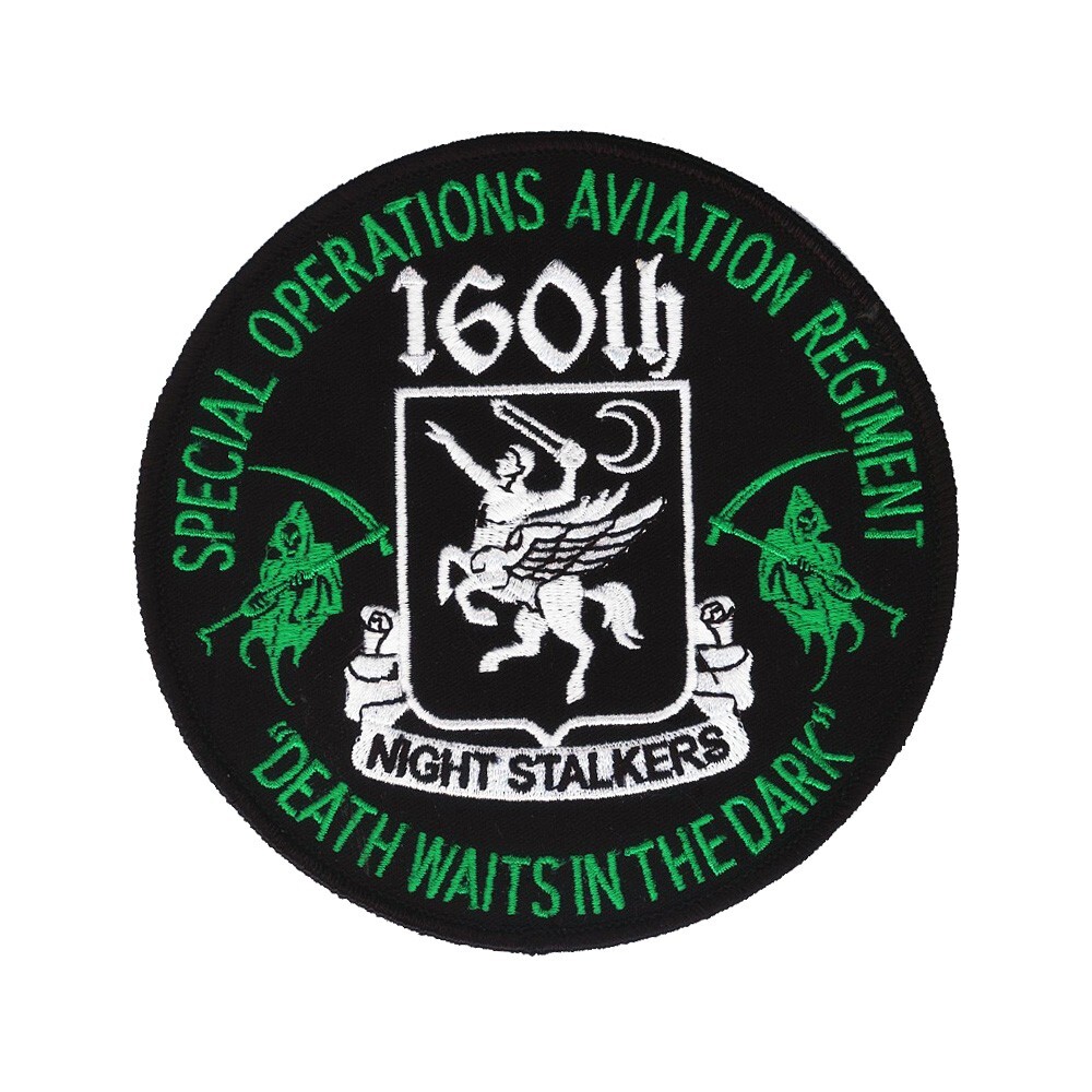 160th SOAR patch - Night Stalkers - Death Waits in the Night - 5