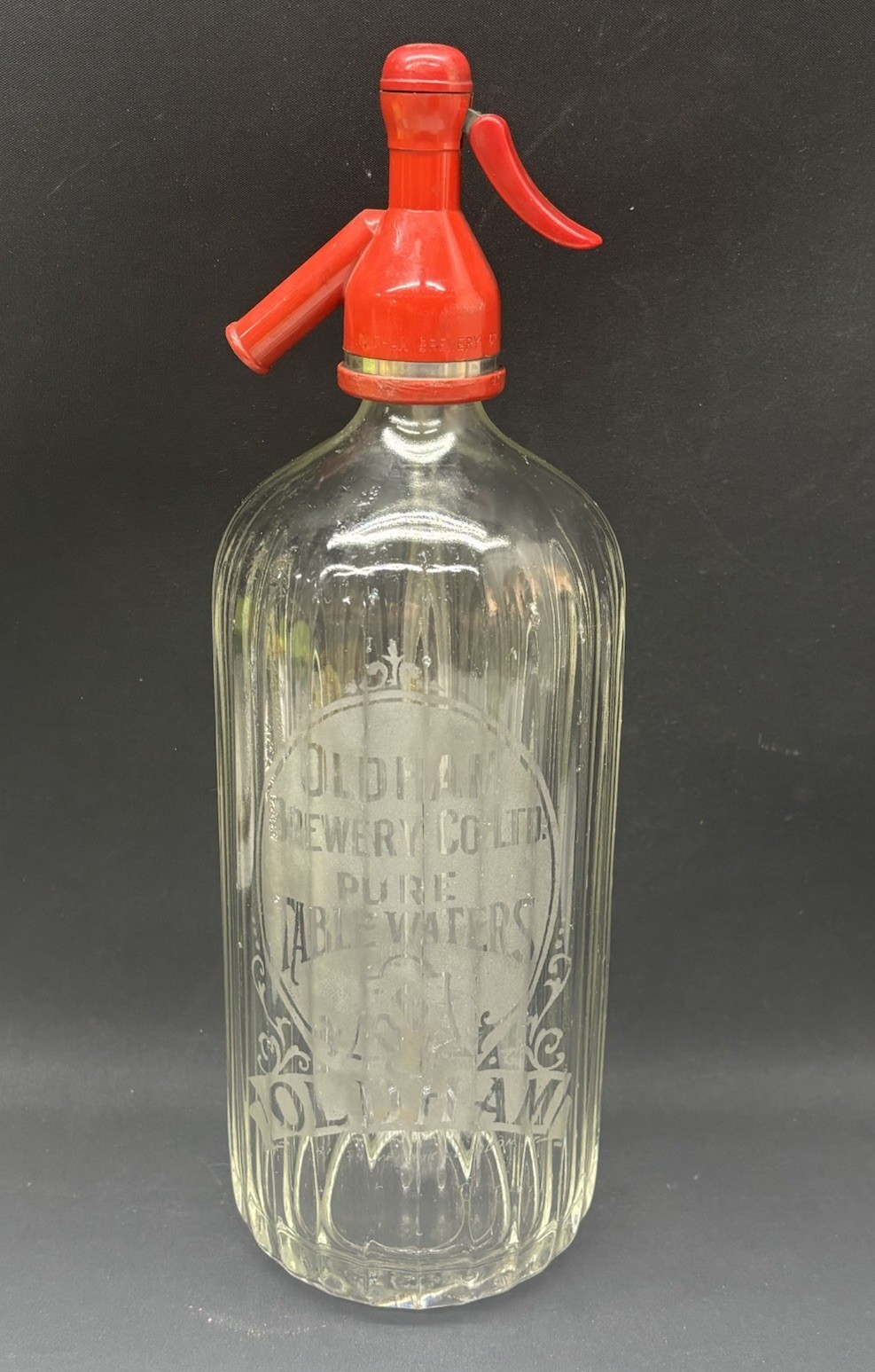 Antique Oldham Brewery Co Ltd Pure Table Waters Seltzer Water Bottle Antique Oldham Brewery Co Ltd Pure Table Waters Seltzer Water Bottle