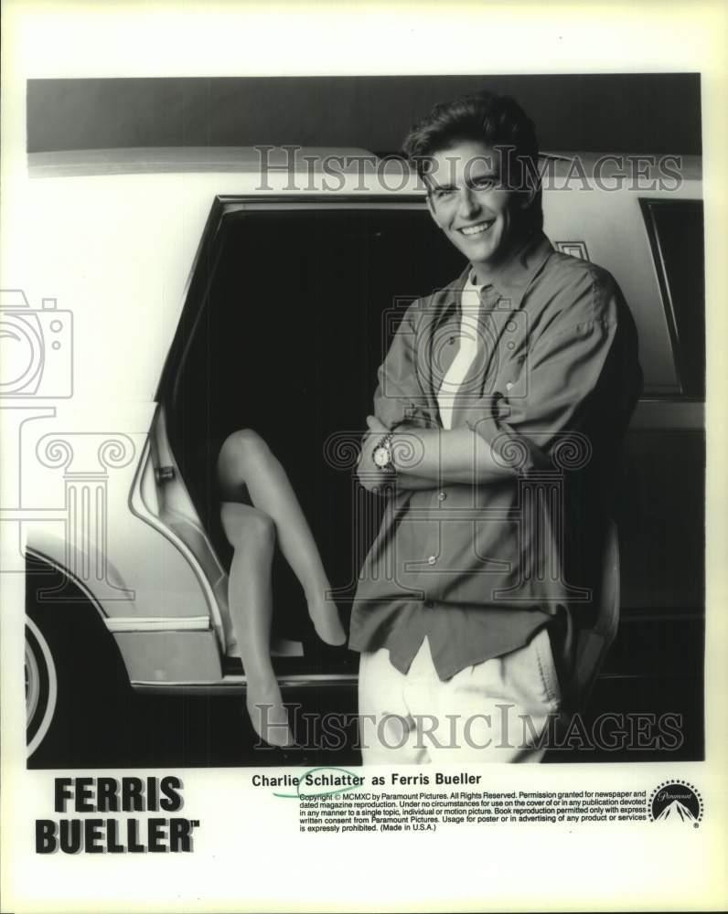 1990 Press Photo Charlie Schlatter stars in Paramount's Ferris Bueller