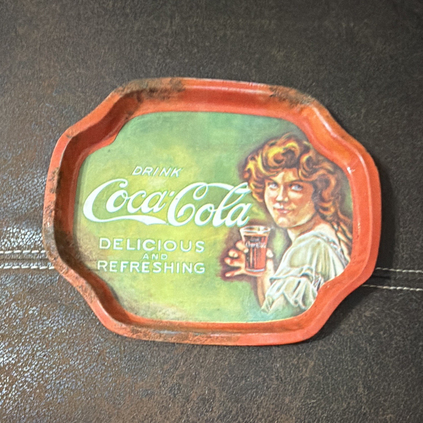 Vintage Coca-Cola Advertising Tray Vintage Coca-Cola Advertising Tray