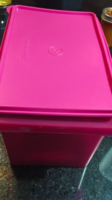 TUPPERWARE LARGE JUMBO Carry All Storage Container 1.5 gallons and NEW TUPPERWARE LARGE JUMBO Carry All Storage Container 1.5 gallons and NEW