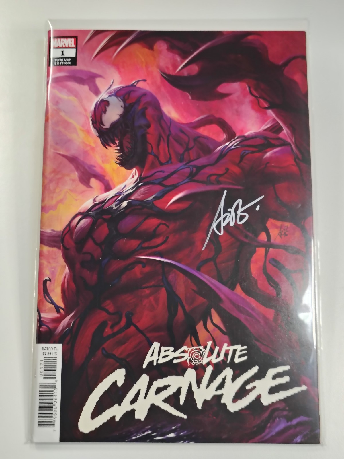 Absolute Carnage #1 Signed Artgerm w/ COA Absolute Carnage #1 Signed Artgerm w/ COA