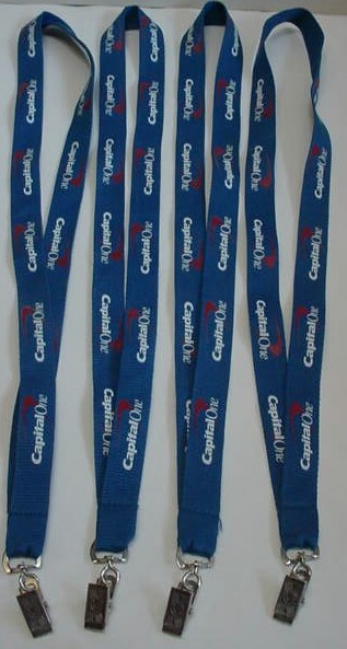 Capital One Credit Card Bank Logo Lanyard