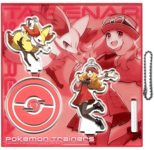 Serena & Teelne Acrylic Stand Keyholder Pokemon Trainers Pokemon Center