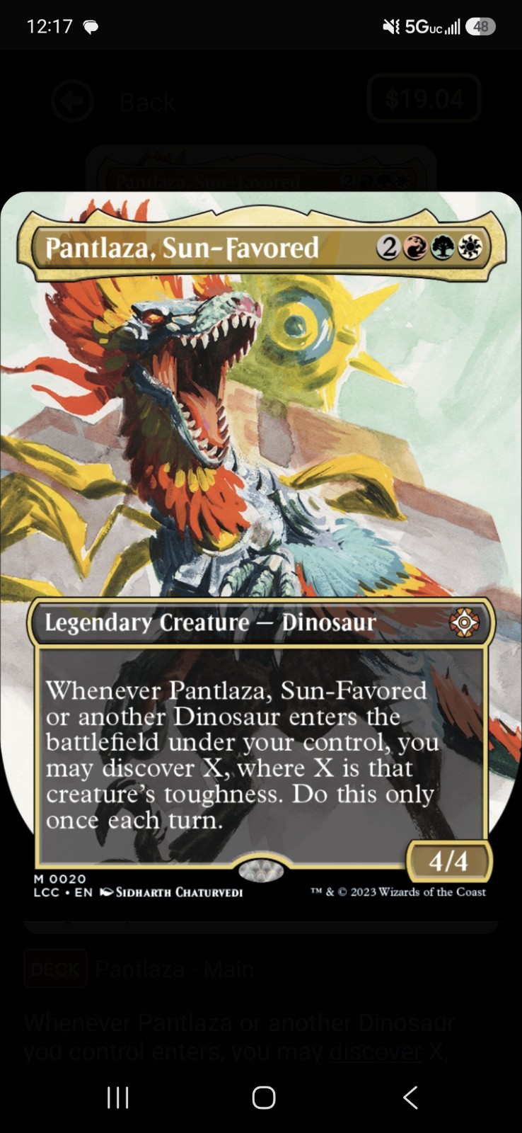MTG Commander/EDH Deck - Pantlaza Sun-Favored 100 cards; READY 2 PLAY MTG Commander/EDH Deck - Pantlaza Sun-Favored 100 cards; READY 2 PLAY