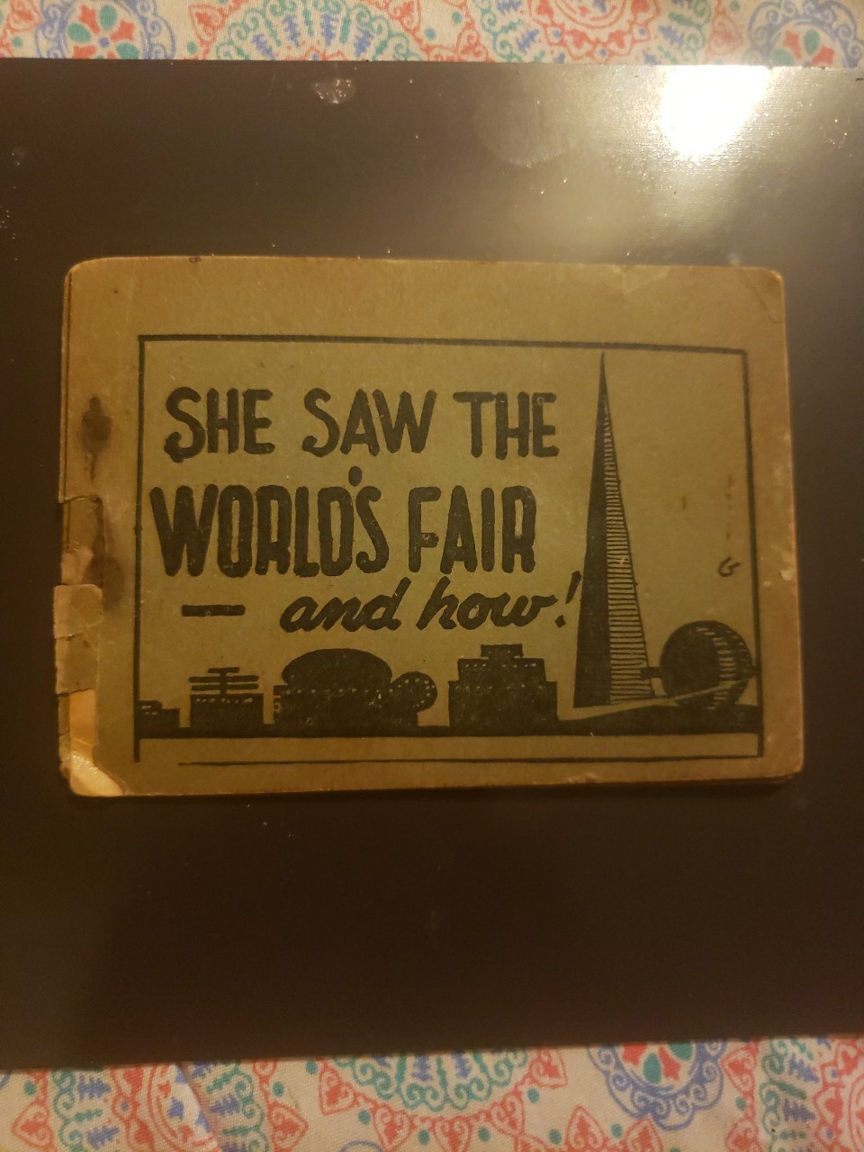 Vintage 1939 New York World\'s Fair Comic Novelty Card