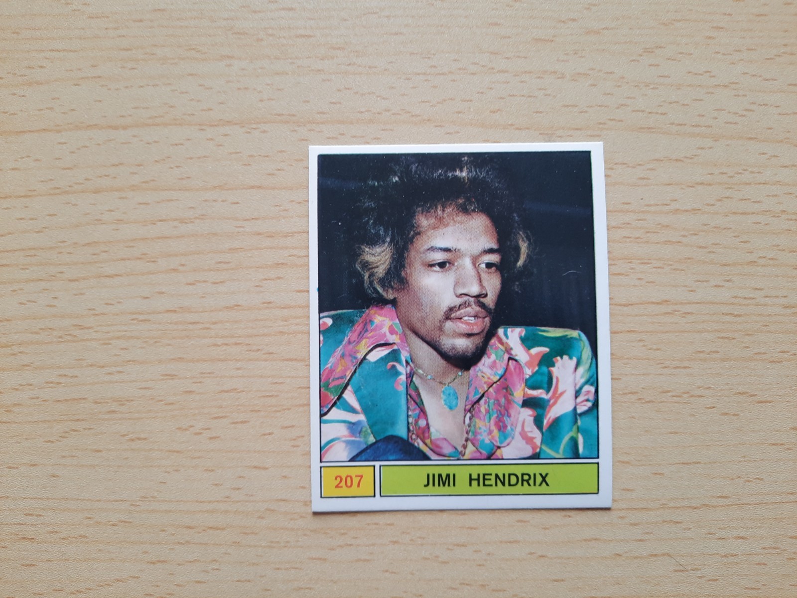 Panini Cantanti 1969 Jimi Hendrix Panini Cantanti 1969 Jimi Hendrix