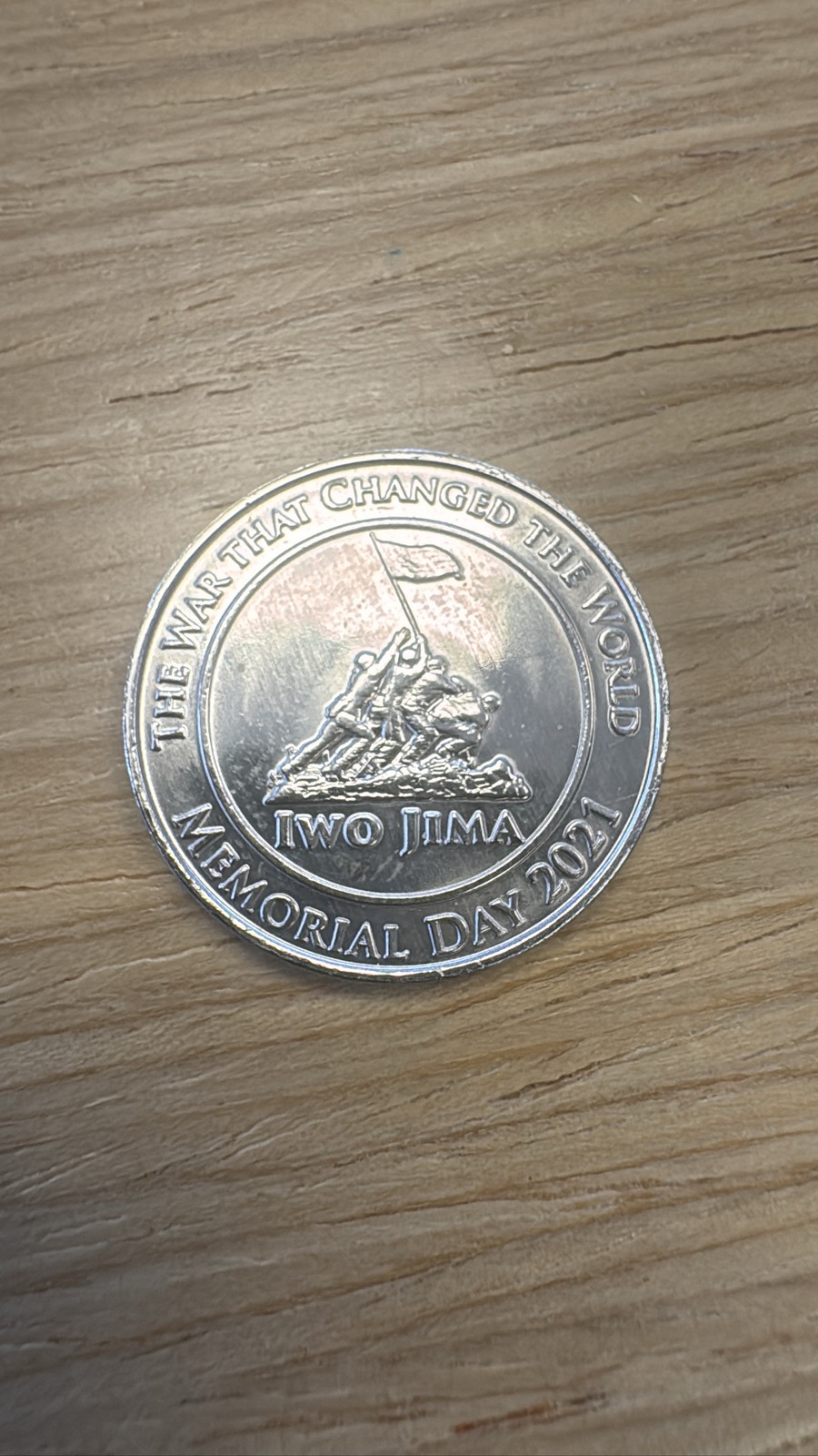 2021 Battle of Iwo Jima Memorial Day Commemorative Challenge Coin