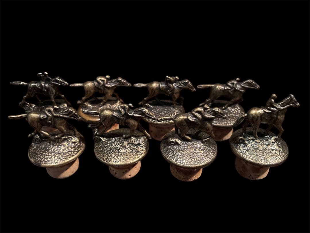 Blanton's Bottle Stoppers Complete Set 8 Letters A-H Bourbon cORK Full Set