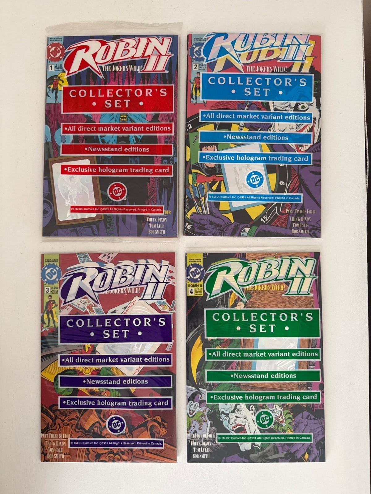 Robin II: The Joker\'s Wild Complete Factory-Sealed Collector\'s Edition Set 4 S