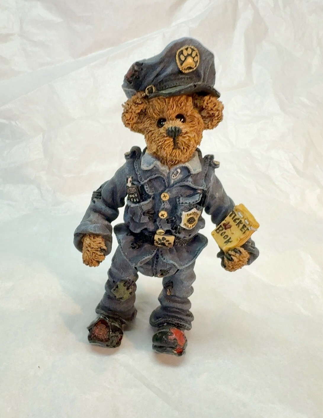 Boyds Bears Sergeant Bookum O\'Reilly #3214 Shoebox Bear Police Officer