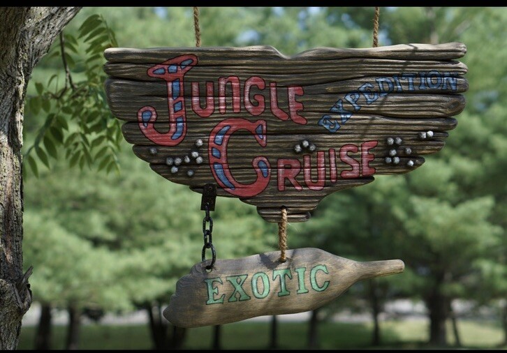 Disney’s Magic Kingdom Jungle Cruise Sign