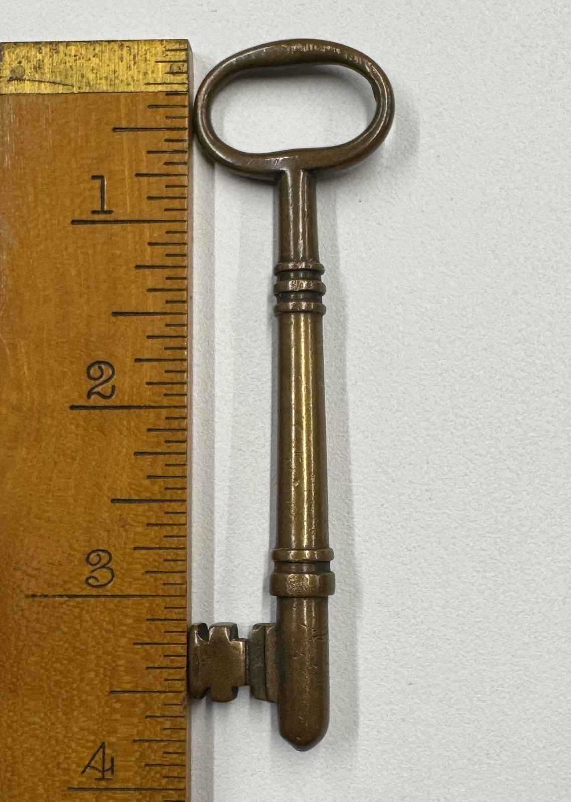 🌿 🗝Antique Solid Brass Skeleton Key