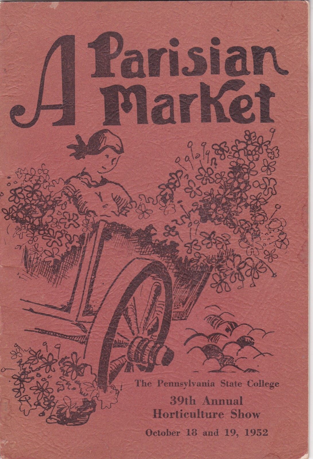 1952 Penn State 39th Annual Horticulture Show Booklet