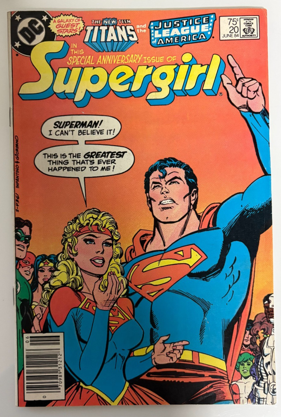 Supergirl #20 (DC, 1982) newstand edition - good