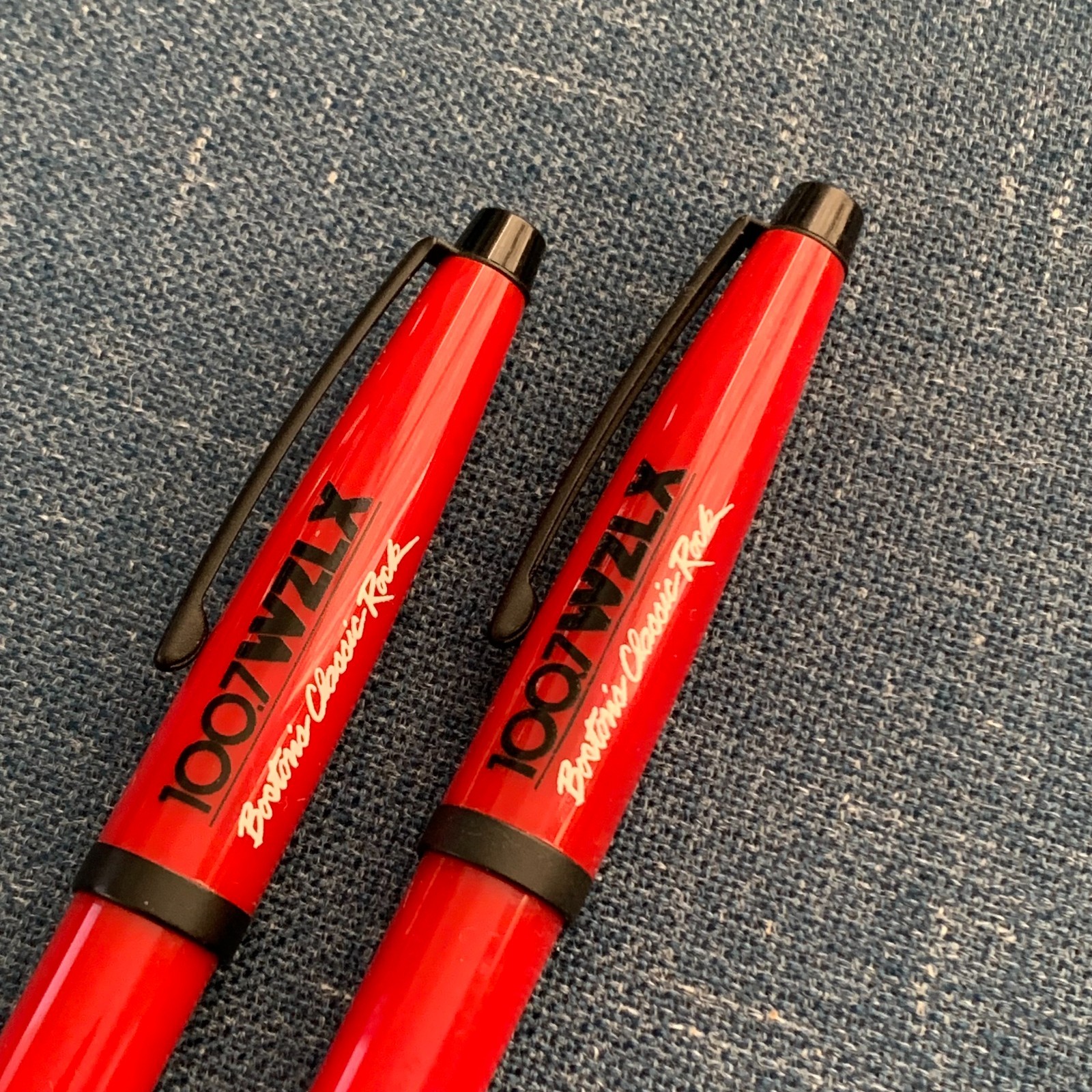 📻 Vintage WZLX Boston’s Classic Rock 100.7 – Promotional CROSS Pen(s) RARE