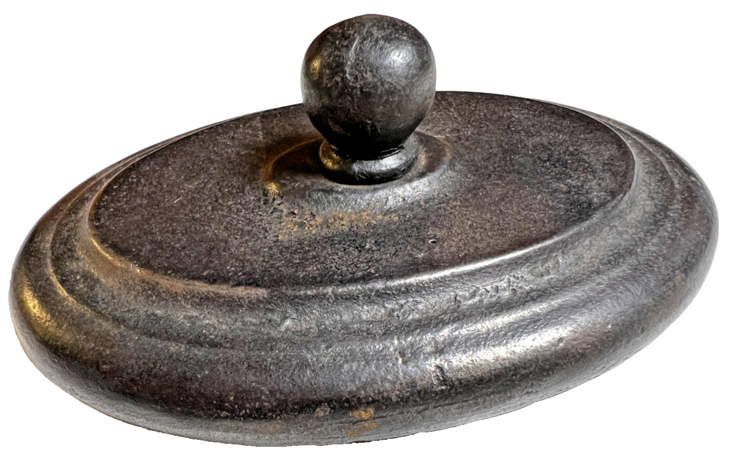 Antique 1800s Victorian Cast Iron Tobacco Press Plug Mold 5 1/8
