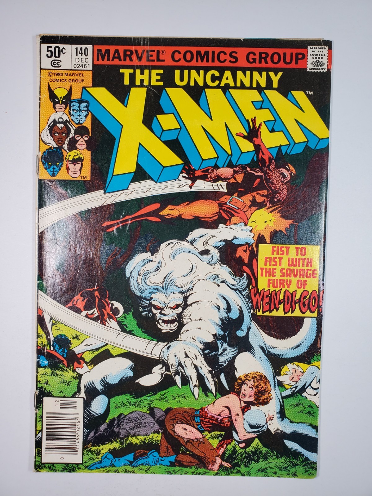 Uncanny X-Men #140 Newsstand VG/FN 1980 Key Issue Wendigo Alpha Flight Disbands Uncanny X-Men #140 Newsstand VG/FN 1980 Key Issue Wendigo Alpha Flight Disbands