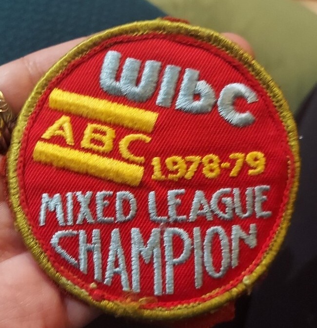 Vintage WIBC Bowling Patch 1978-1979 Mixed League Champion 