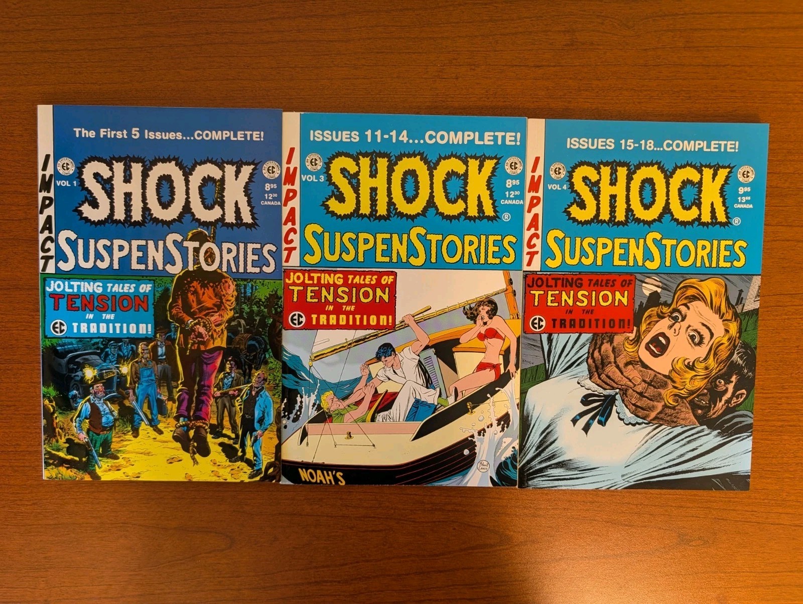 EC Annual ShockSuspense Stories 3 Issues Russ Cochran Gemstone