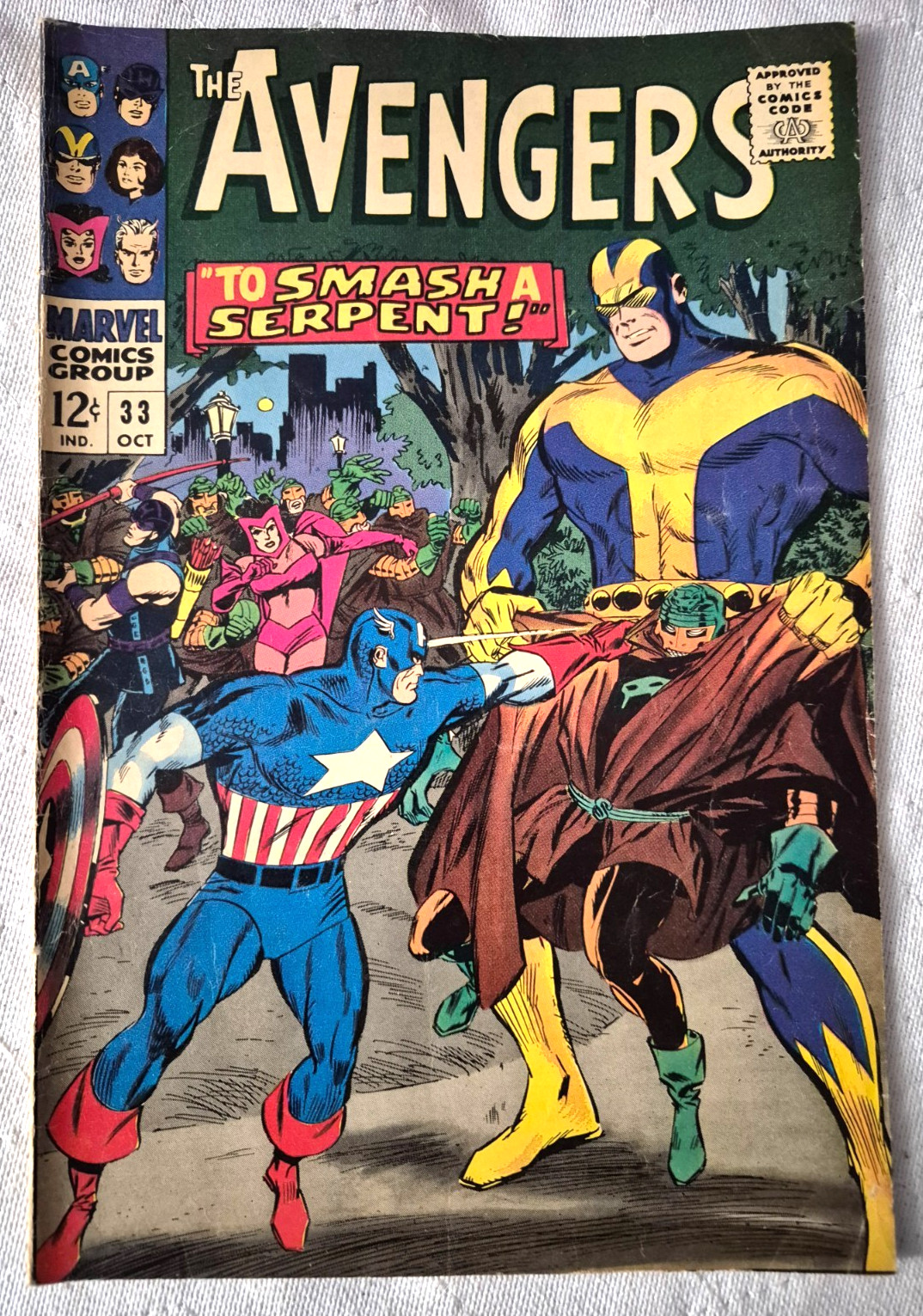 The Avengers #33 (Marvel Comics October 1966) The Avengers #33 (Marvel Comics October 1966)