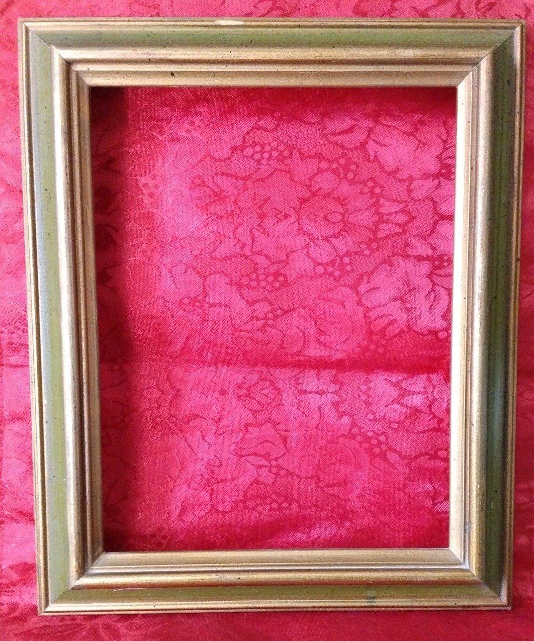 Vintage Wood Gold / Green Tone Picture Frame
