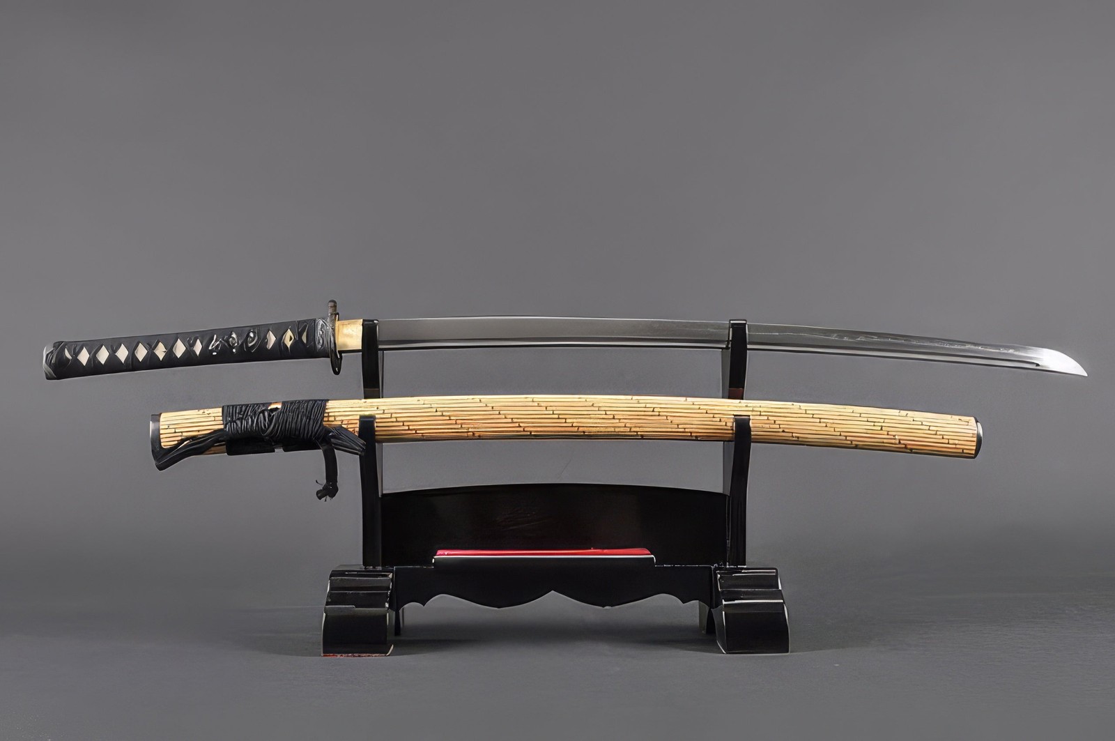 Yellow Bamboo Katana - 1095 High Carbon Steel Hand Forged Clay Tempered Yellow Bamboo Katana - 1095 High Carbon Steel Hand Forged Clay Tempered