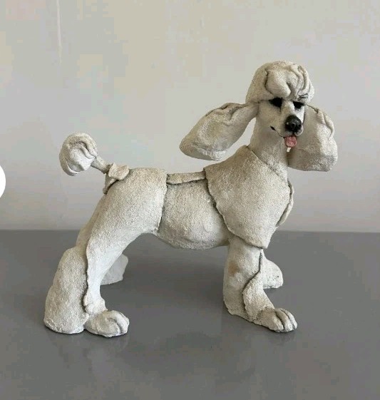 Standard Poodle A Breed Apart Textured Dog Figure Willits Country Artist #70017 Standard Poodle A Breed Apart Textured Dog Figure Willits Country Artist #70017