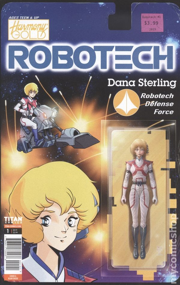 Robotech Remix 1D Shedd Variant VF 2019 Stock Image