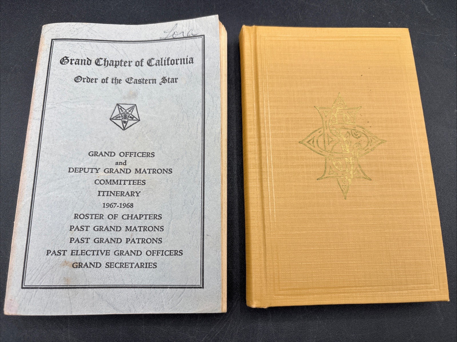 1956 Ritual Of The Order Eastern Star Washington & Grand Chapter California