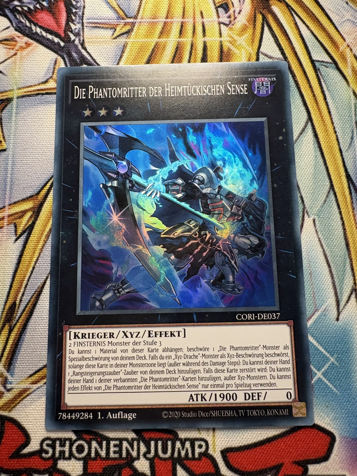 Yugioh The Phantom Knights of the Insidious Scythe Super Rare - CORI-EN037 - EN