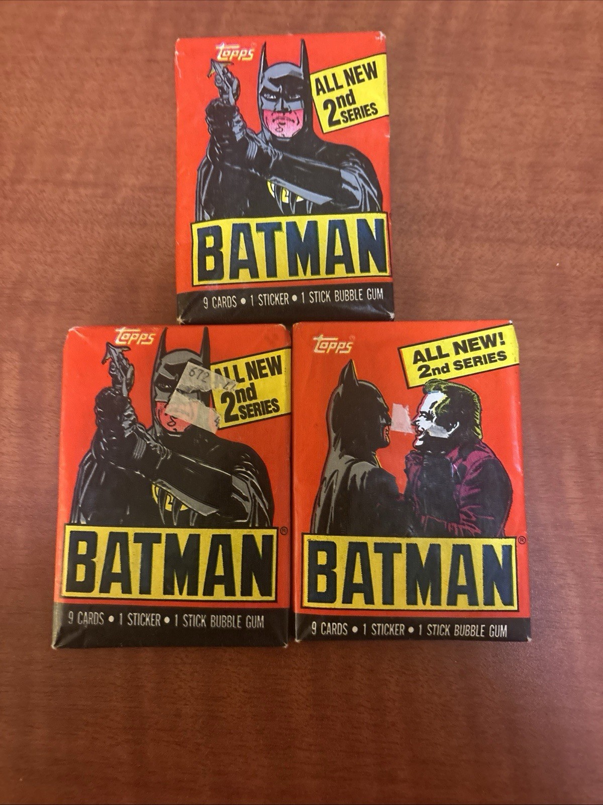 A Lot Of Three Tops Second Season Batman Cards 1989 A Lot Of Three Tops Second Season Batman Cards 1989