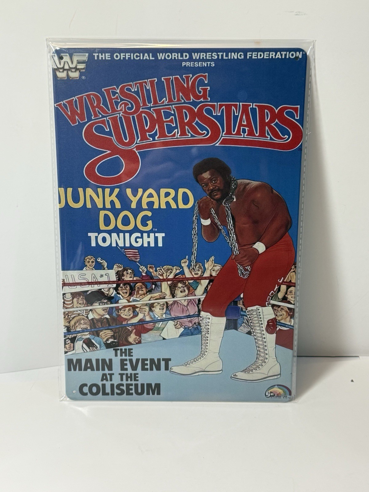 The Junk Yard Dog Metal Sign Of Ljn Poster WWF Wrestling Superstars Decor