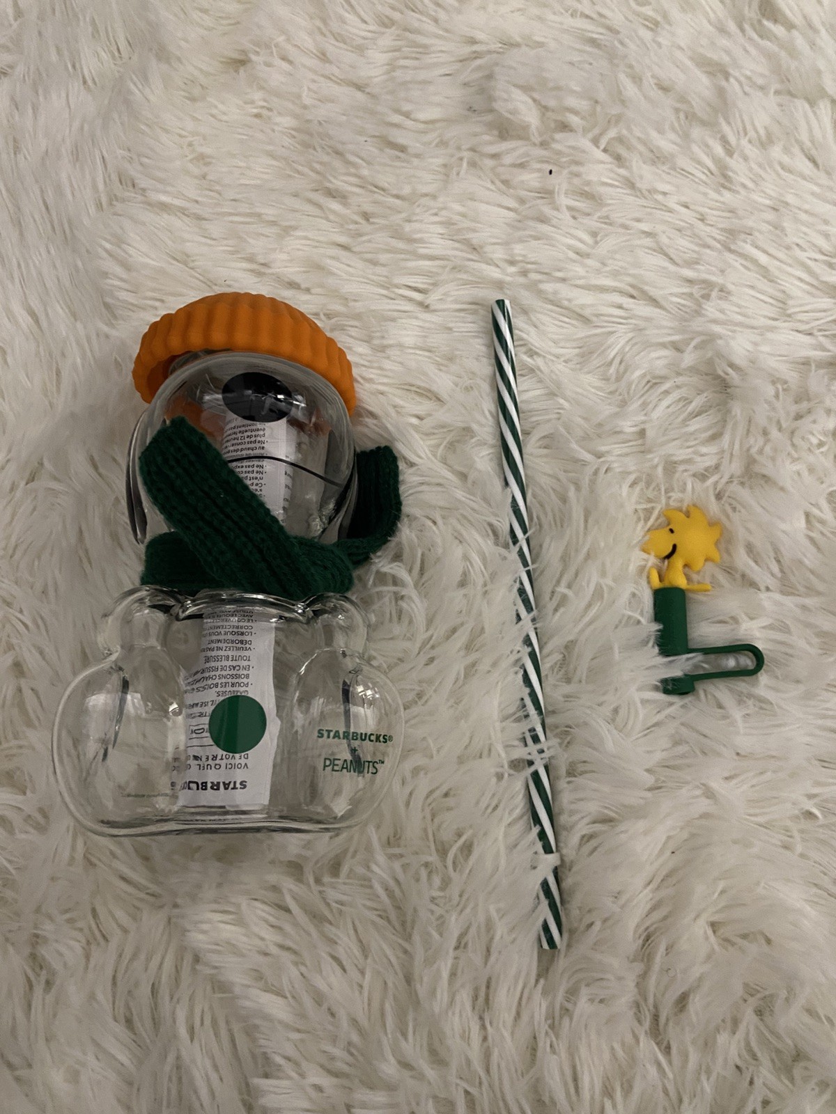 Special Edition Presale Starbucks x Peanuts Snoopy Glass Cup -US SELLER Special Edition Presale Starbucks x Peanuts Snoopy Glass Cup -US SELLER