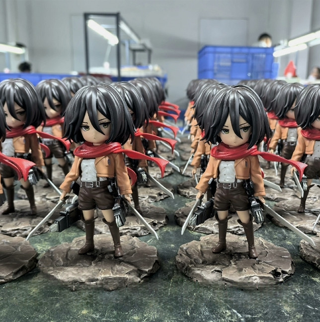 RZ STUDIO Attack on Titan Mikasa·Ackerman Resin Statue In Stock H14cm Q version RZ STUDIO Attack on Titan Mikasa·Ackerman Resin Statue In Stock H14cm Q version