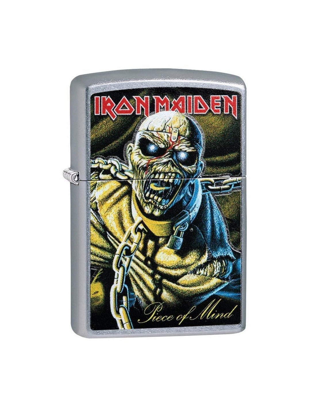 Zippo Iron Maiden Piece of Mind Street Chrome 29876 Zippo Iron Maiden Piece of Mind Street Chrome 29876
