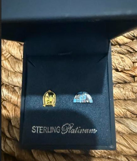Crislu Star Wars R2-D2 Earrings – Disney Star Wars Jewelry – New