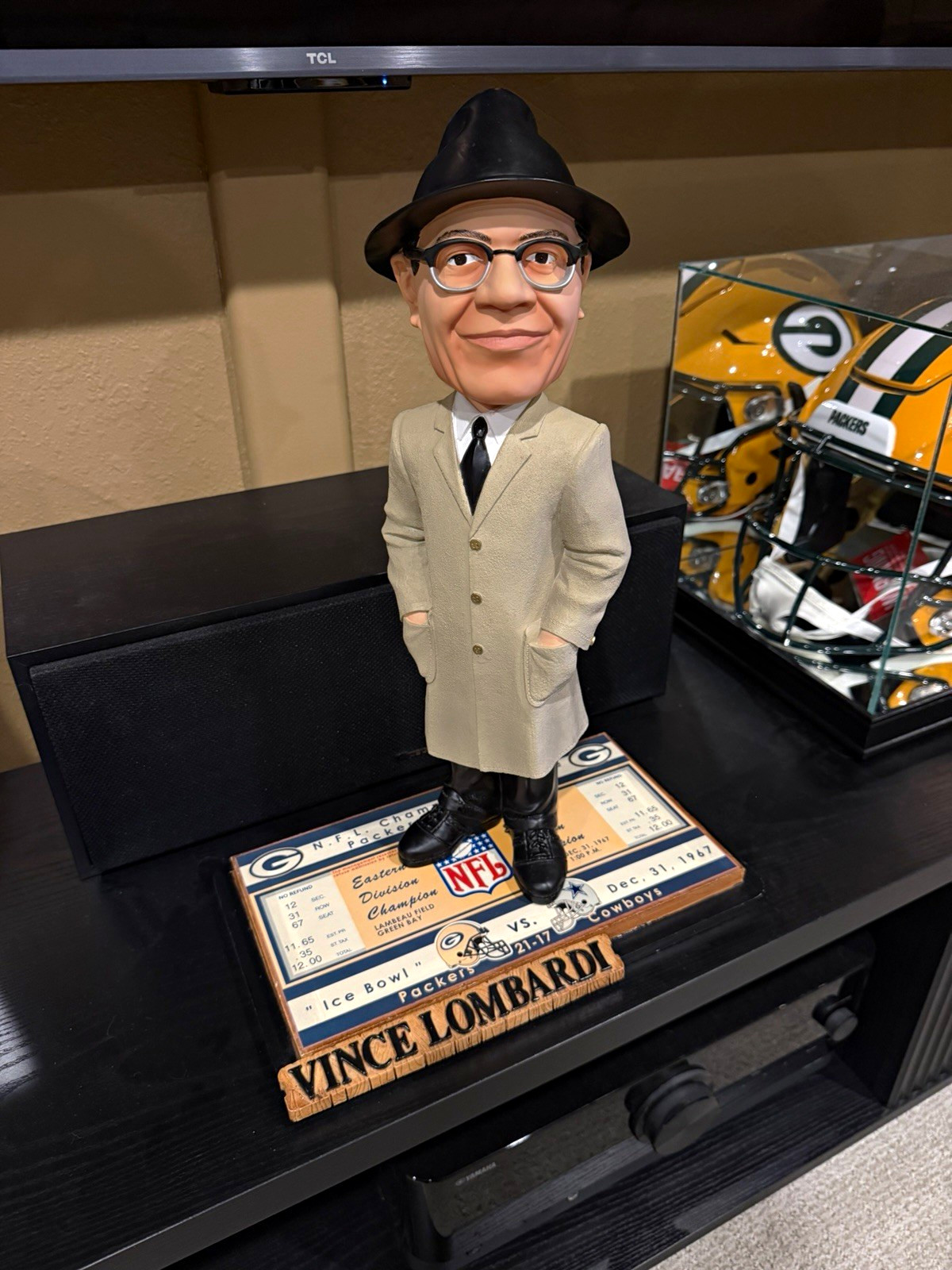 Forever Collectibles Vince Lombardi NFL Bobblehead 18in Hand Painted FGCB80
