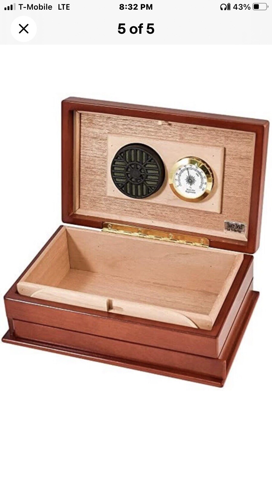 CHERRYWOOD HUMIDOR Secret Slide Lock by Don Salvador