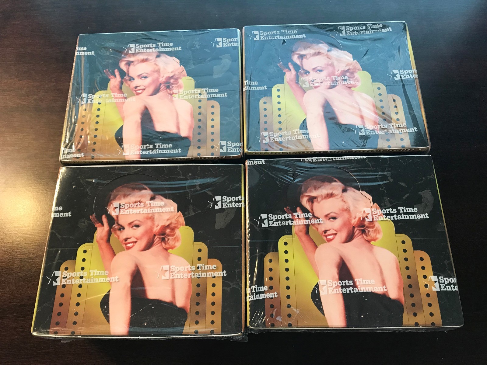 1995 Sports Time Marilyn Monroe 2 II 8 WAX BOX LOT FACTORY SEALED Trading Cards