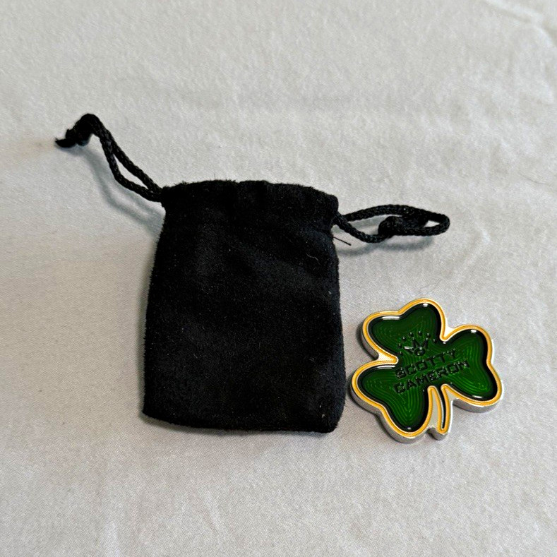 2025 Scotty Cameron St Patrick’s Day Clover Leaf Coin Ball Marker Brand New