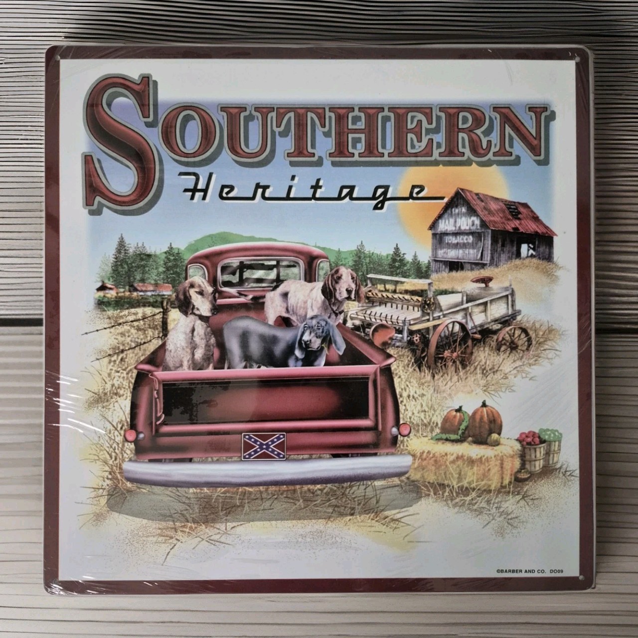 SOUTHERN HERITAGE Metal Tin Sign 14x14