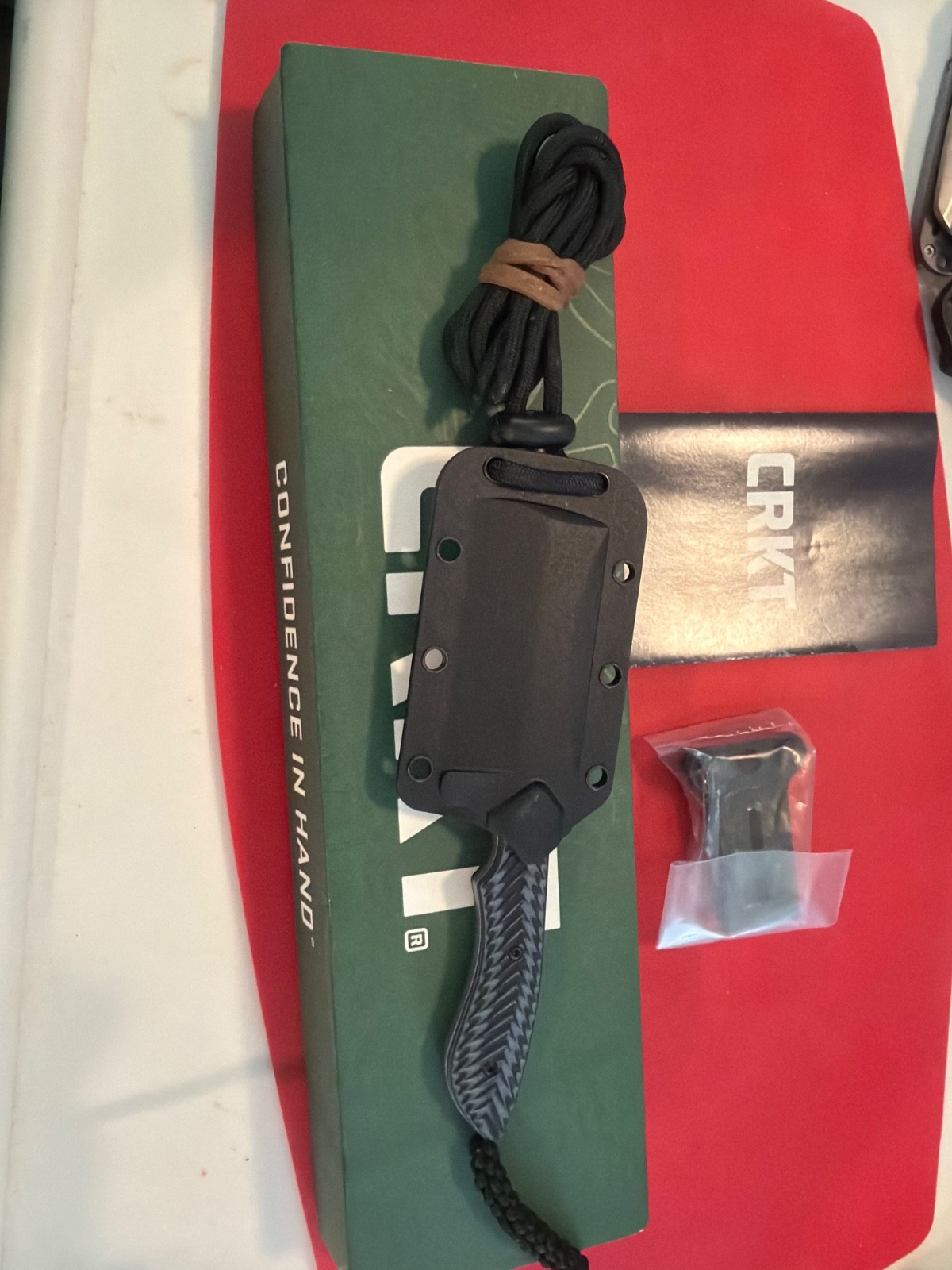 CRKT 2398 S.P.E.C. Small Pocket Everyday Cleaver Neck Knife 2.44 CRKT 2398 S.P.E.C. Small Pocket Everyday Cleaver Neck Knife 2.44